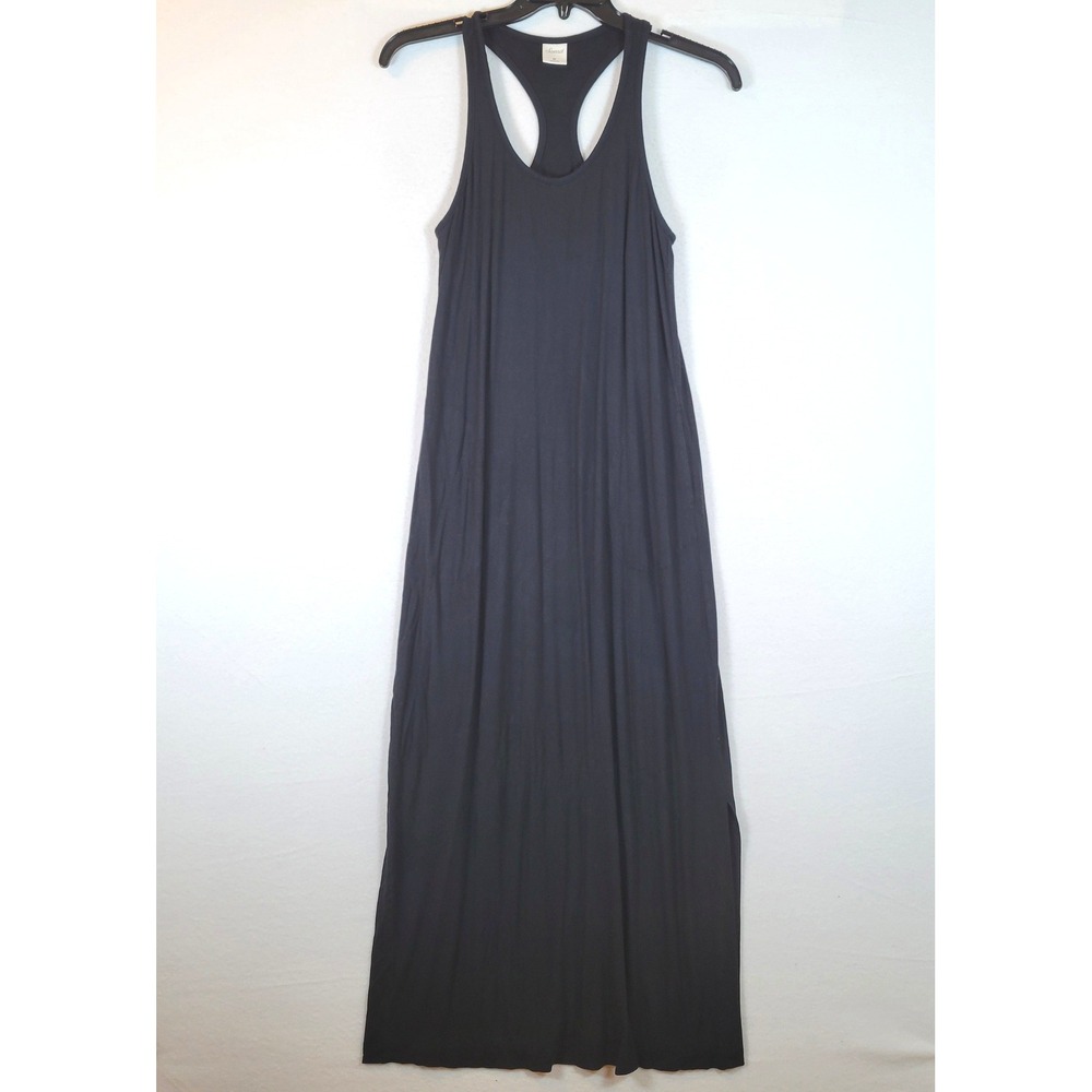 Soma Womens Racerback Tank Jersey Maxi Pockets Size Medium Black Loungewear